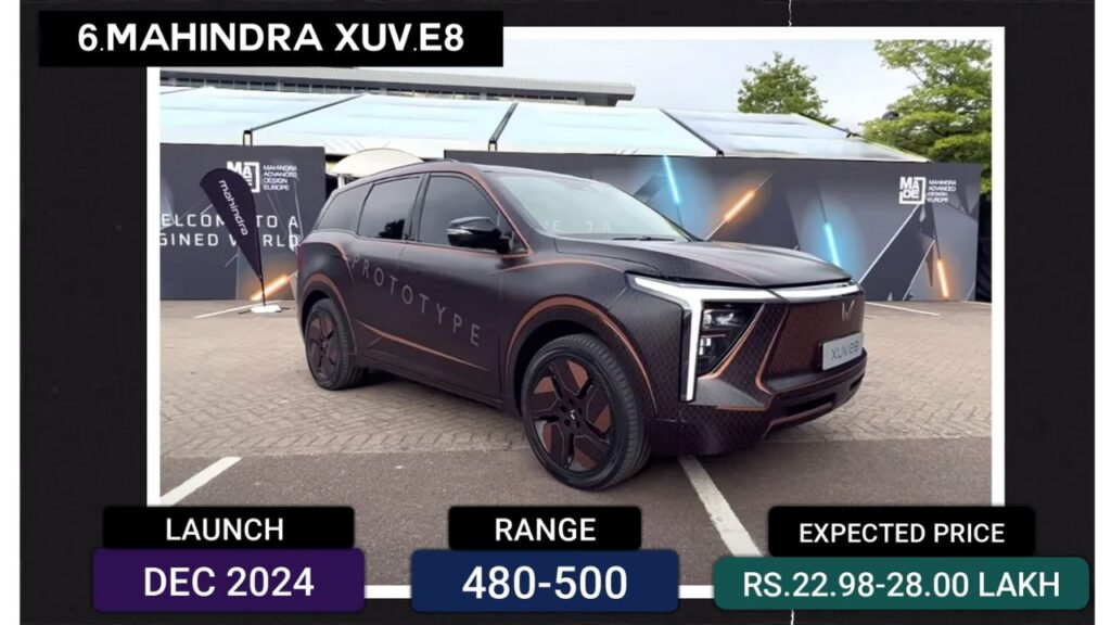 Mahindra XUV e8 Launch Date